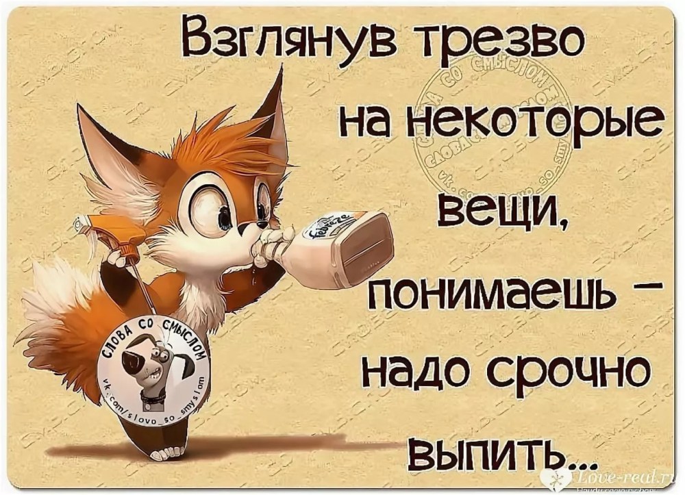 Шутки про непьющих