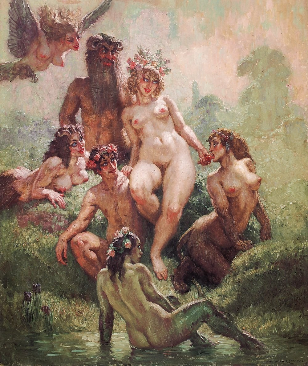 Художник Норман Линдсей ххх