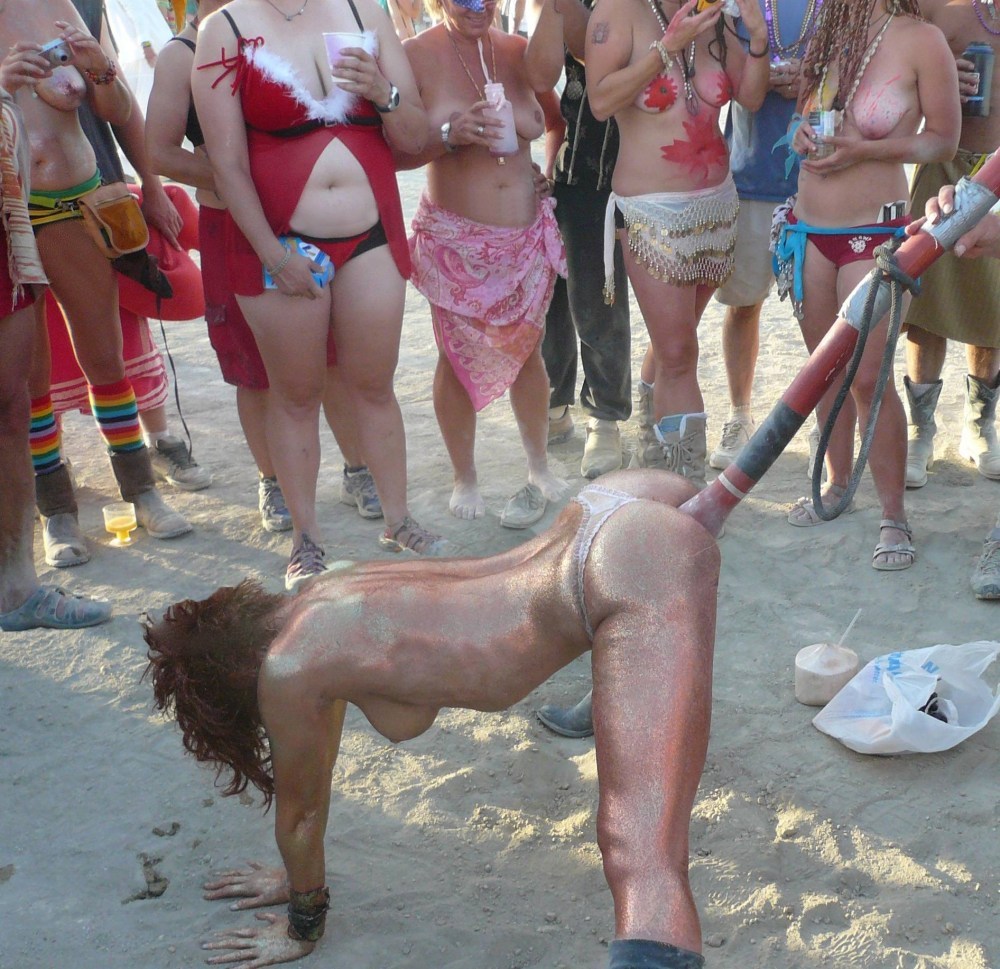 Бернинг Мэн фестиваль nude