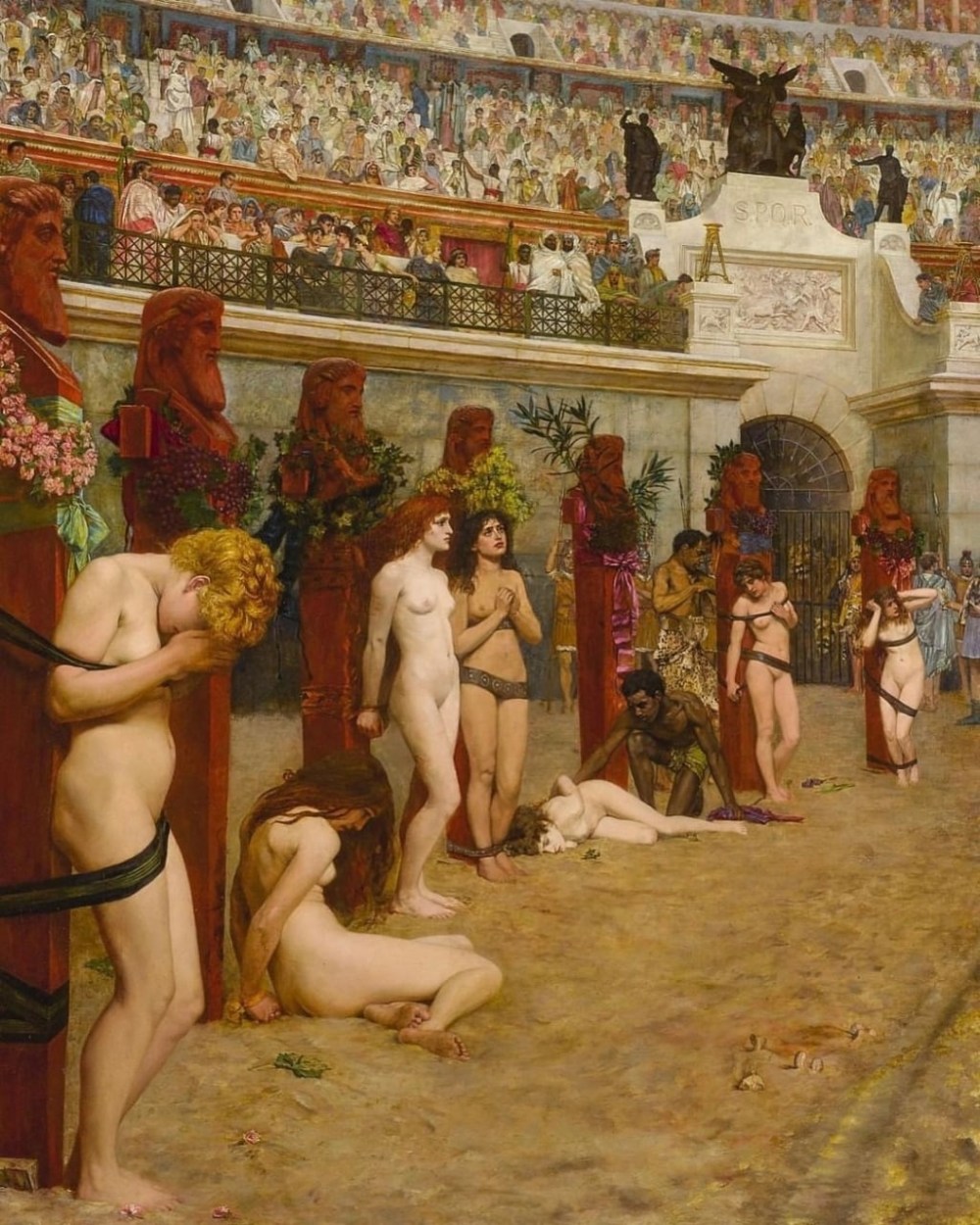«Рынок рабов». Гюстав Буланже, 1886 г.