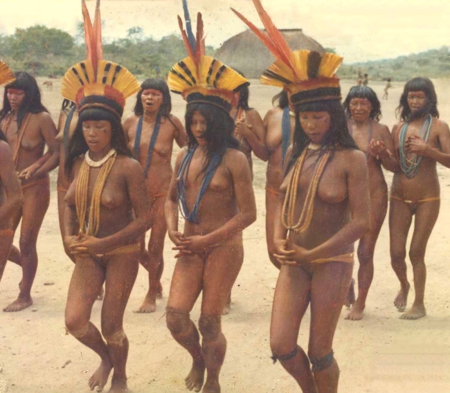 Индейцы с реки xingu бразилия
