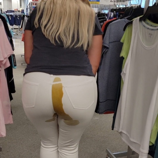 Обкакалась в штаны pantypoop