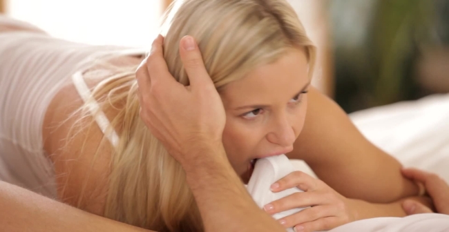 Отсос от шикарной блондинки